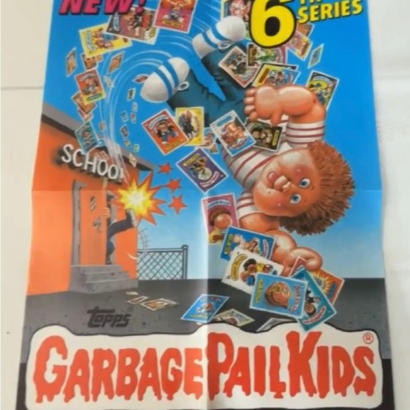 Topps Other - GPK‎ Garbage Pail Kids TOPPS promo poster 6th series trading cards collectible